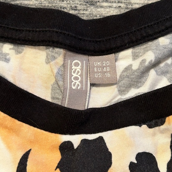ASOS Cheetah Print Cropped T Shirt - Picture 3 of 6